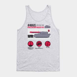 Informative infographics Pz-VIII MAUS Tank Top